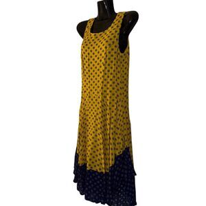 H&M Women's Floral Sleeveless Midi Dress Size 6 Casual